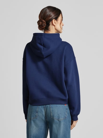 OPUS Hoodie mit Stitching Modell 'Galentine' Blau 5