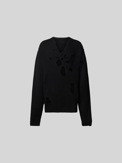 Pullover met diepe v-hals Shop The Look MANNEQUINE