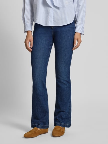BOSS Bootcut jeans van katoenmix, model 'LYRIS' Marineblauw - 4