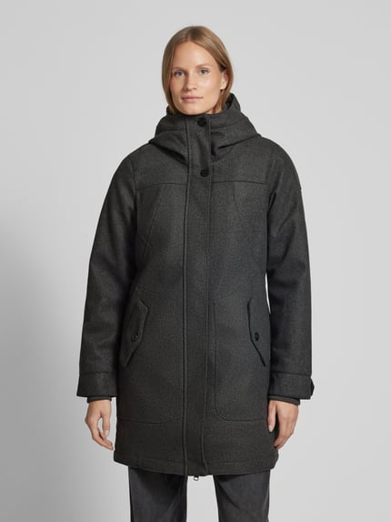ragwear Parkamantel mit Pattentaschen Modell 'Janissa' Anthrazit 4