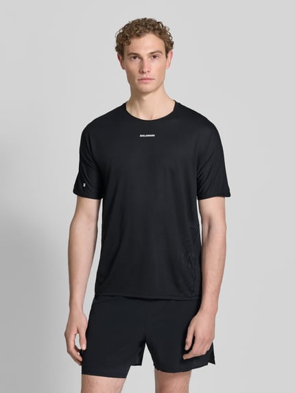 Salomon Funktionsshirt mit Logo Modell 'SENSE AERO' Black 4
