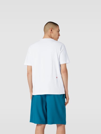 Diesel T-shirt z nadrukiem z logo Biały 5