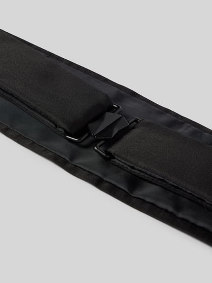 Blick Kummerbund aus Seide Black 3