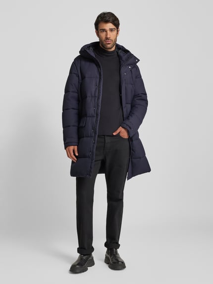 Save The Duck Steppmantel mit Label-Detail Modell 'COSMO' Marine 1