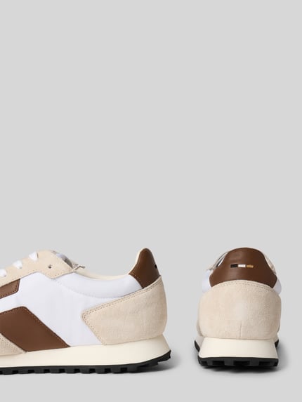 BOSS Low Top sneakers met leerdetails Model 'PARKOUR-L_RUNN_NYBDS' Wit - 2