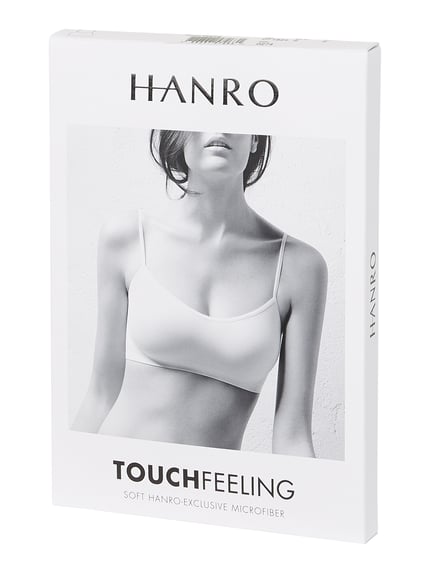 HANRO Biustonosz miękki z mikrowłókna — bezszwowy model ‘Touch Feeling’ Czarny 3
