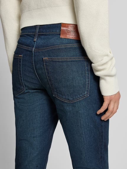 Calvin Klein Jeans Jeansy o kroju slim fit z 5 kieszeniami Ciemnoniebieski 3