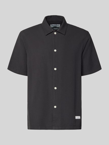 Marc O'Polo DENIM Regular Fit Freizeithemd aus reiner Baumwolle Graphit 2