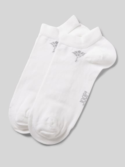 JOOP! COLLECTION Socken mit Label-Print Modell 'Cornflower' Weiss 1