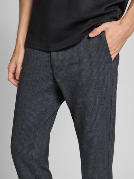 ONLY & SONS Slim Fit Chino aus Viskose-Mix Modell 'MARK' Dunkelblau 3