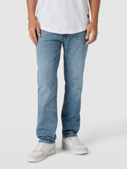 JACK & JONES Jeansy o kroju slim fit z dodatkiem streczu model ‘CLARK’ Jeansowy niebieski 4