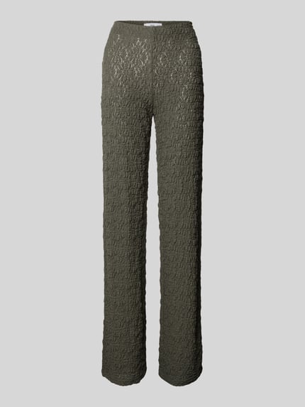 MANGO Hose mit elastischem Bund Modell 'VERDI' Khaki 2