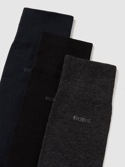 BOSS Socken mit Label-Detail im 3er-Pack Marine 2