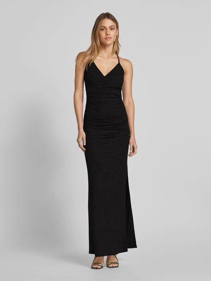 Jake*s Cocktail Abendkleid in Wickel-Optik Black 4