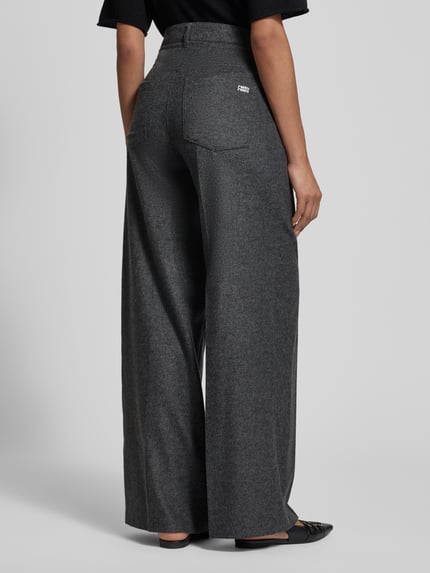 CAMBIO Stoffhose mit Gesäßtaschen Modell 'ADRIENNE' Anthrazit 5