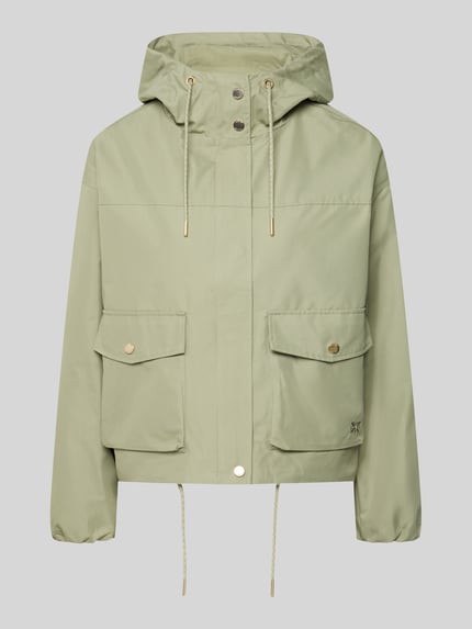 s.Oliver RED LABEL Regular Fit Parka aus Baumwoll-Mix Khaki 2