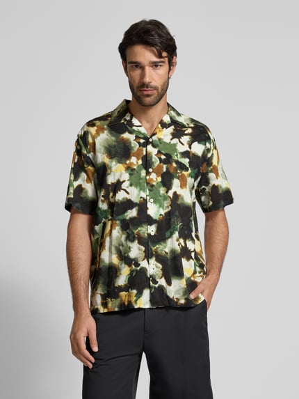 Selected Relaxed Fit Freizeithemd aus Baumwoll-Mix Modell 'RELAXAIR' Gruen 4