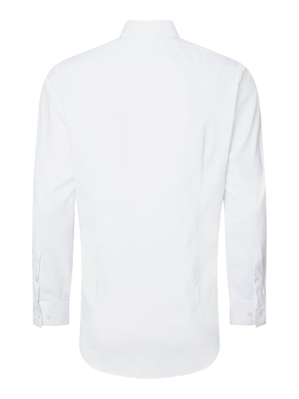 Jake*s Regular Fit Business-Hemd mit Knopfleiste Weiss 3