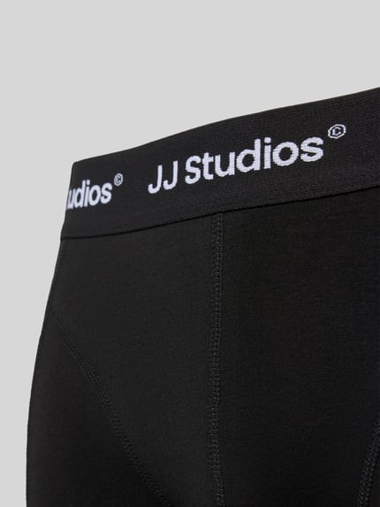JACK & JONES Boxershort met logostitching in een set van 3 stuks, model 'Soho' Zwart - 2