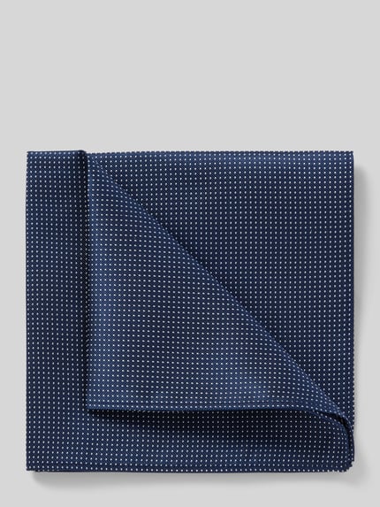 Willen Pochet van puur zijde Marineblauw - 1