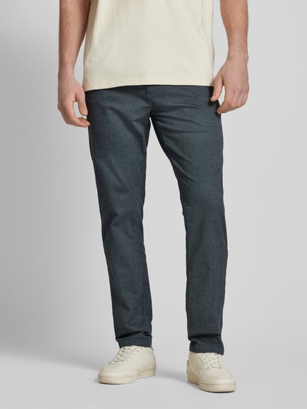 JACK & JONES Chinosy o kroju slim fit z dodatkiem streczu model ‘Marco’ Ciemnoniebieski 4