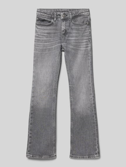 Calvin Klein Jeans Flared Jeans mit Label-Patch Mittelgrau 1