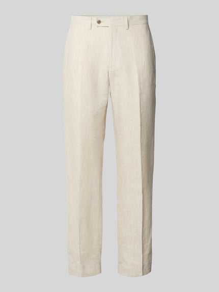 Leinenhose mit Gesäßtaschen Shop The Look MANNEQUINE