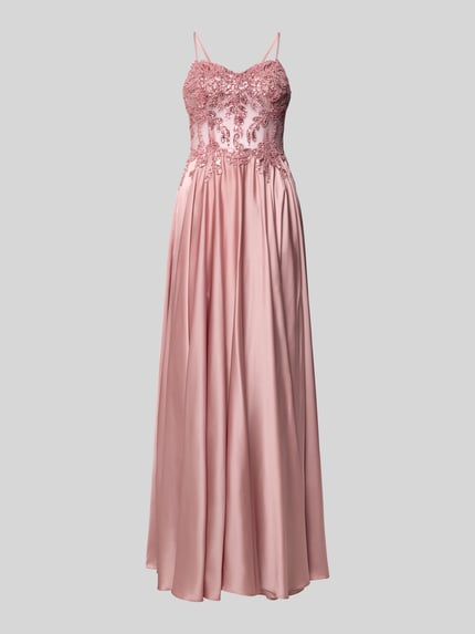 Avondjurk met siersteentjes en met pailletten Shop The Look MANNEQUINE
