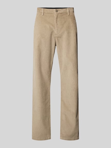 Calvin Klein Jeans Straight Fit Cordhose mit Eingrifftaschen Beige 2