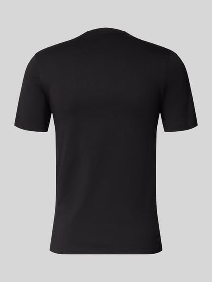 Produktfoto, T-Shirt mit Label-Print im 3er-Pack von HUGO, Herren T-Shirt aus reiner Baumwolle im unifarbenen Design mit geradem Schnitt und Rundhalsausschnitt