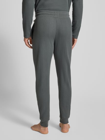 BOSS Relaxed Fit Sweatpants aus Baumwoll-Mix Schilf 5