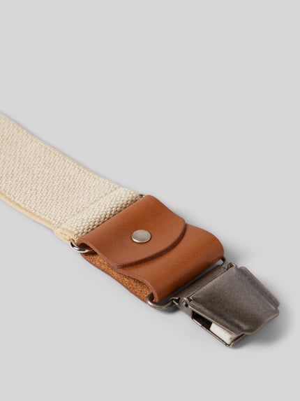 LLOYD Men's Belts Bretels met leren badge Beige - 3