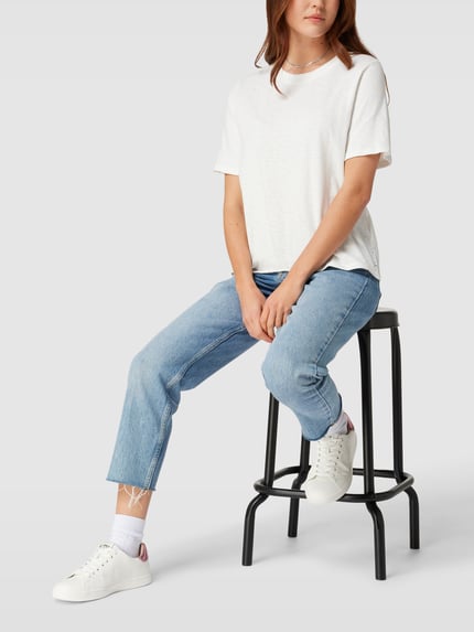 Marc O'Polo DENIM T-shirt met labeldetail Wit - 1