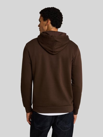 Tom Tailor Denim Regular Fit Hoodie aus Baumwoll-Mix Dunkelbraun 5