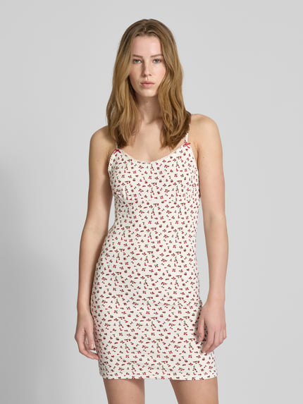 NOISY MAY® Mini-jurk met verstelbare bandjes, model 'STELLA' Wit - 4