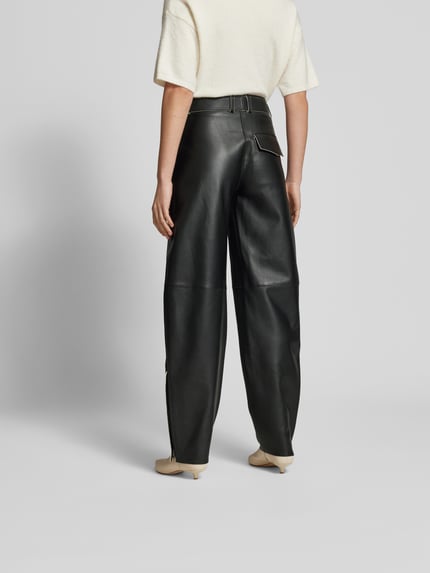 Joseph Regular Fit Lederhose Black 5