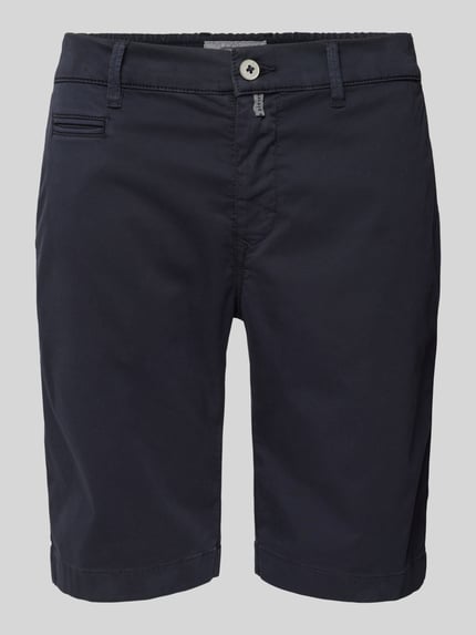 Pierre Cardin Bermudas in unifarbenem Design Marine 2