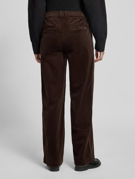 FREE/QUENT Cordhose mit Eingrifftaschen Modell 'Cordy' Dunkelbraun 5
