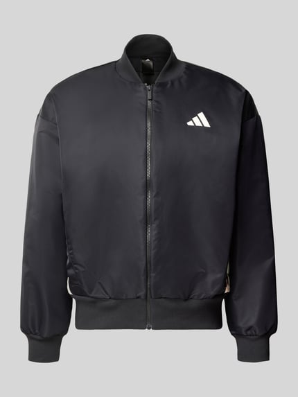adidas Sportswear Regular Fit Blouson mit Logo-Print Modell 'STADIUM BMB BLACK' Black 2