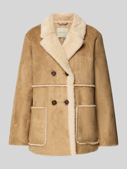 FREE/QUENT Jack in leerlook, model 'LAMSE' Camel - 2