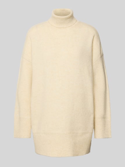 VERO MODA Relaxed fit coltrui met wol, model 'AQUARIUS' Ecru - 2