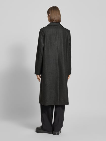 ONLY Oversized lange jas met reverskraag, model 'LISA LIFE' Antraciet gemêleerd - 5