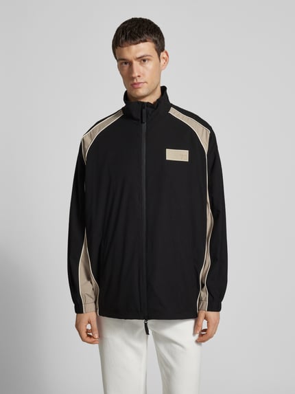 EA7 Emporio Armani Bluza rozpinana zapinana na zamek błyskawiczny Czarny 4