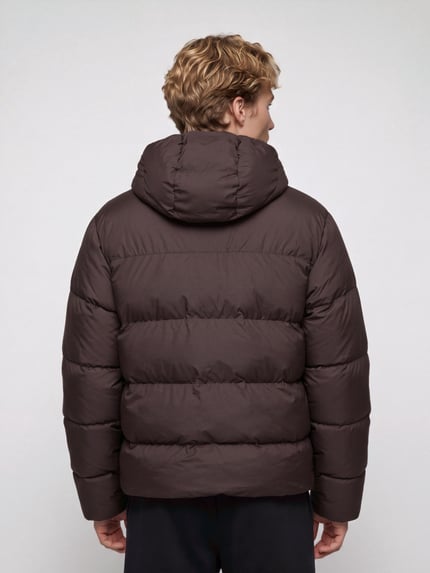 adidas Originals Pufferjacke mit Kapuze Modell 'REGEN JKT' Dunkelbraun 5