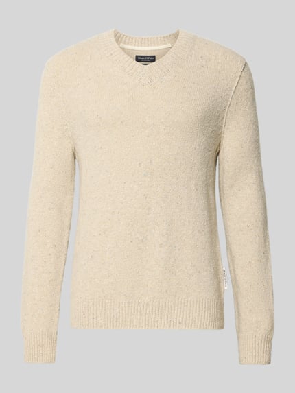 Marc O'Polo Regular Fit Strickpullover aus Woll-Mix Offwhite 2
