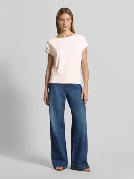 s.Oliver RED LABEL Oversized T-shirt van viscosemix Lichtroze - 1