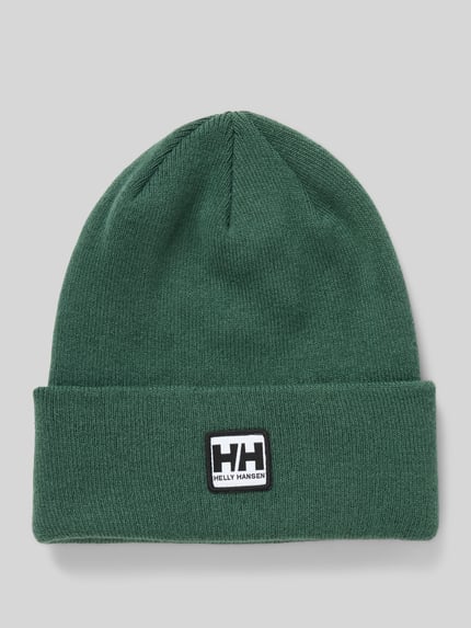 Helly Hansen Beanie met label-patch Donkergroen - 1