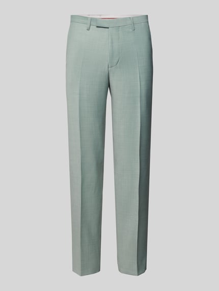CINQUE Slim Fit Anzughose mit Bügelfalten Modell 'MONOPOLI' Hellgruen Melange 2
