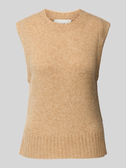 Pullunder mit gerippten Abschlüssen Modell 'Pucku' Shop The Look MANNEQUINE