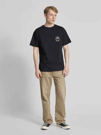 BLKVIS T-Shirt mit Logo-Print Modell 'SOURCE' Black 1